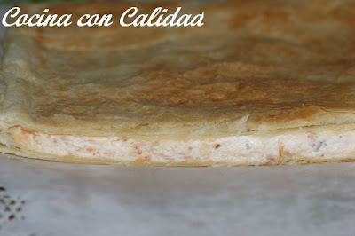 Empanada de Salmón y queso de cabra