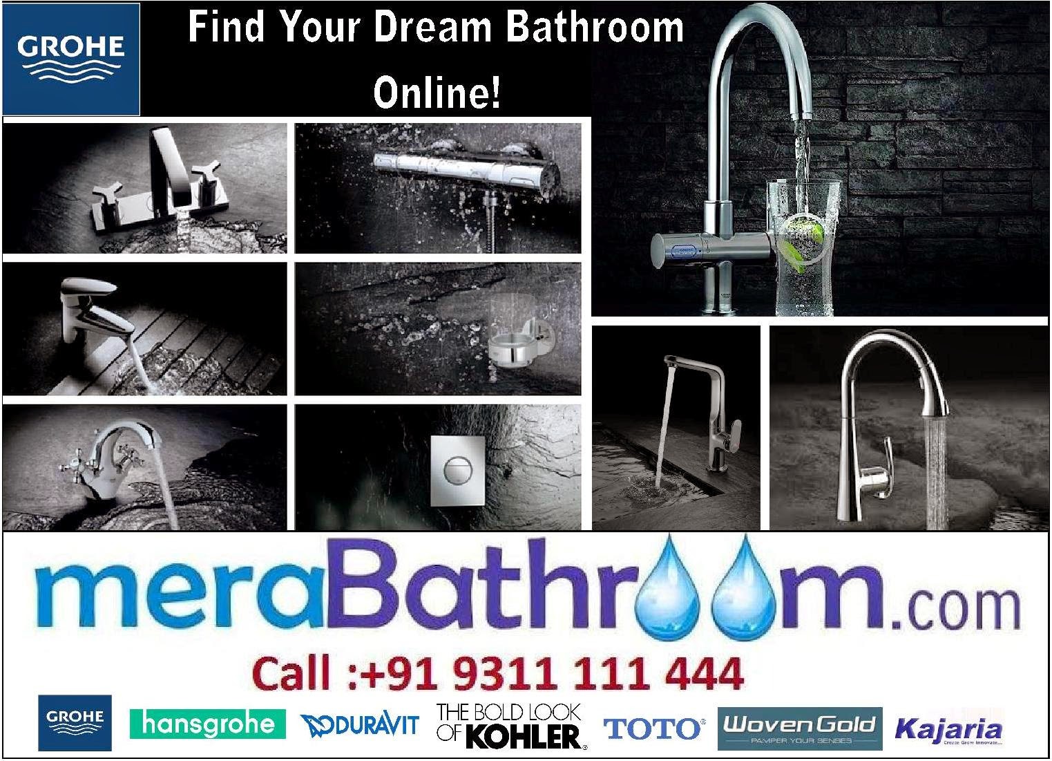 Grohe Dealers in Delhi NCR(Call +91 9311 111 444) Grohe Bathroom Fittings
