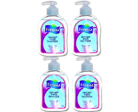 Fressia Anti-Germ Disinfectant Gel - Alcohol Based Liquid Hand Sanitizer - Kills Germs without Water