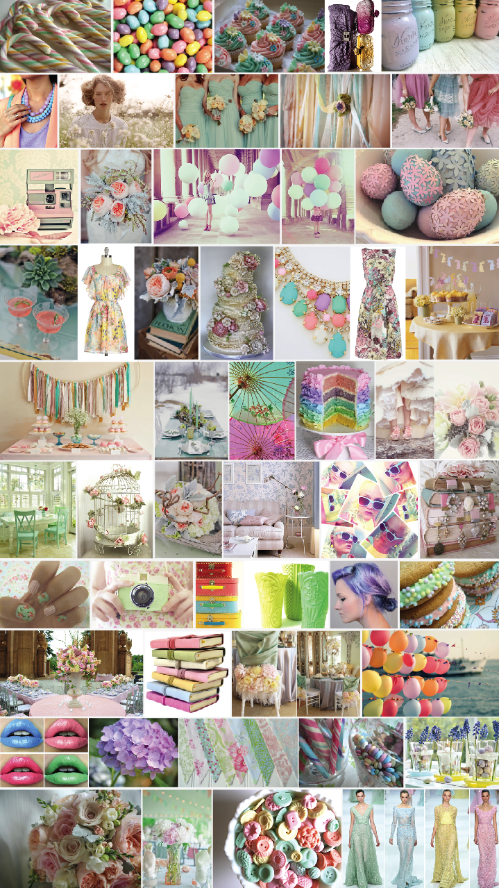 Ideas by Andrea Supersize Pastel Inspiration Board
