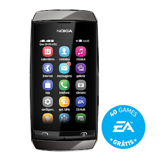 Nokia Asha 305 chega ao Brasil e a loja online da nokia