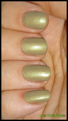 green franken with golden shimmer