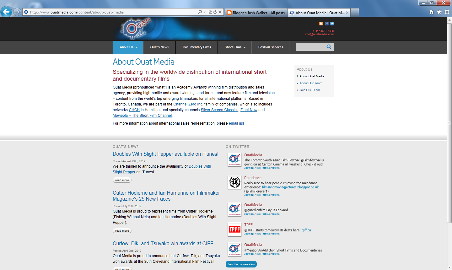 Group 7 Our Short Film Distribution Company Quat Media