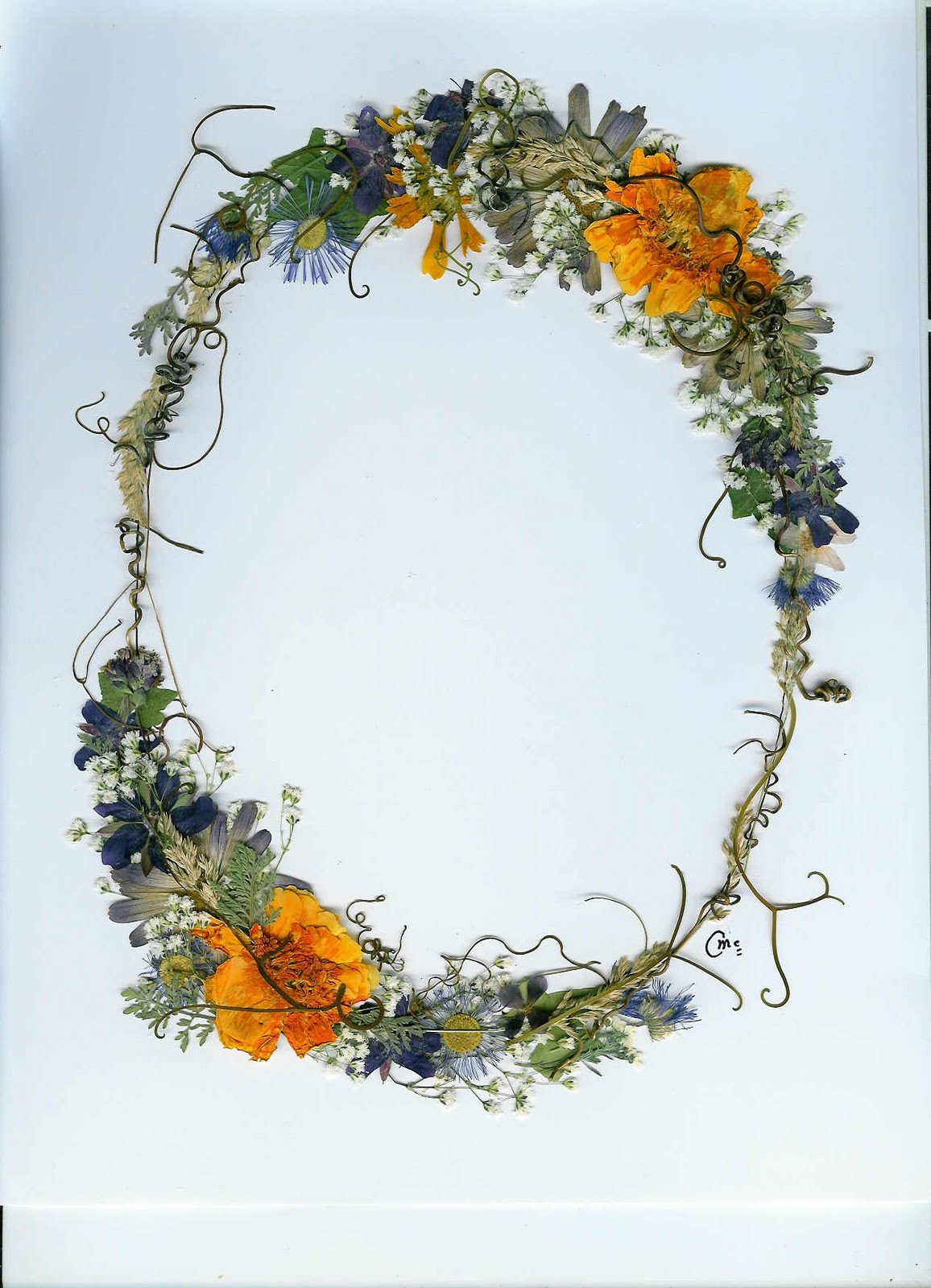 Charlene's Pressed Flower Pictures Original Pressed Flower Art