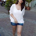 Parineeti Chopra Long Legs Thighs Show In Mini Blue Short