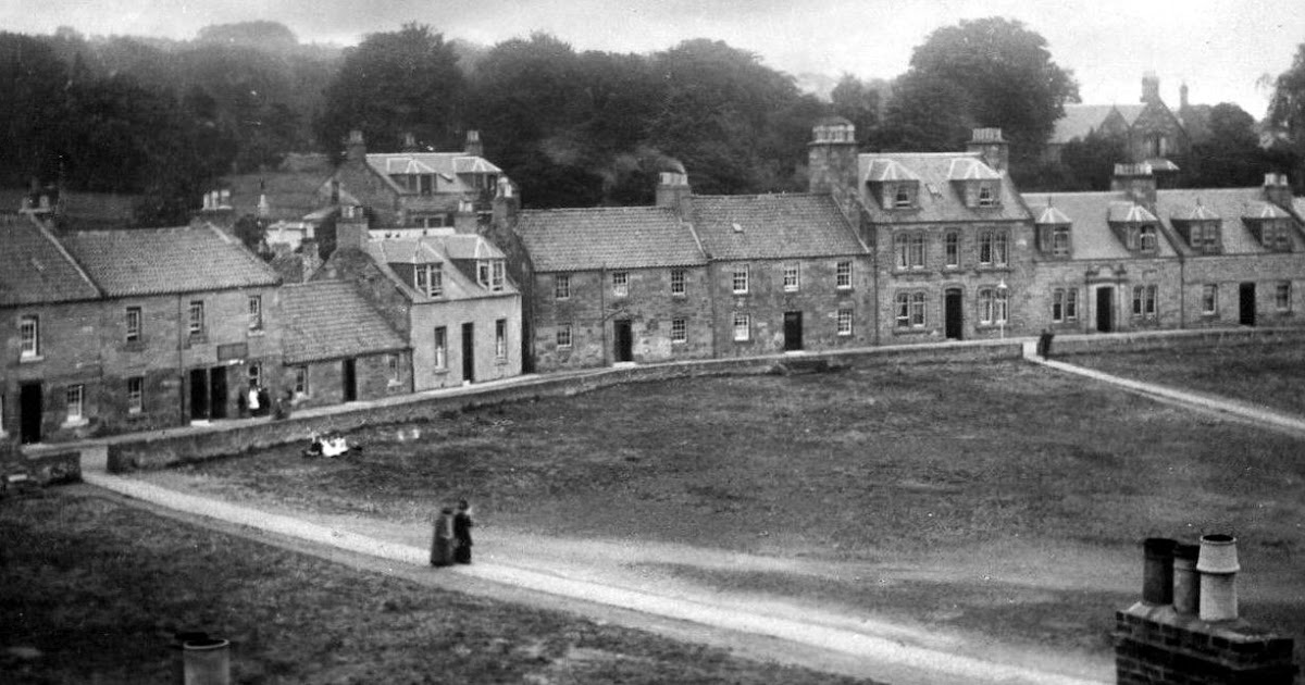 Tour Scotland Old Photograph Castlefield Cupar Fife Scotland