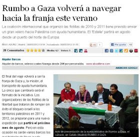 RUMBO A GAZA VOLVERÁ A NAVEGAR.