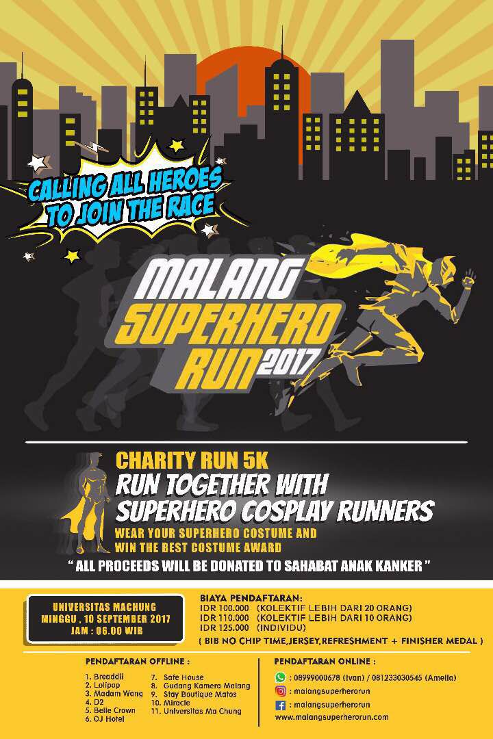 🔍 Malang Superhero Run • 2017 Malang Superhero Run • 2017