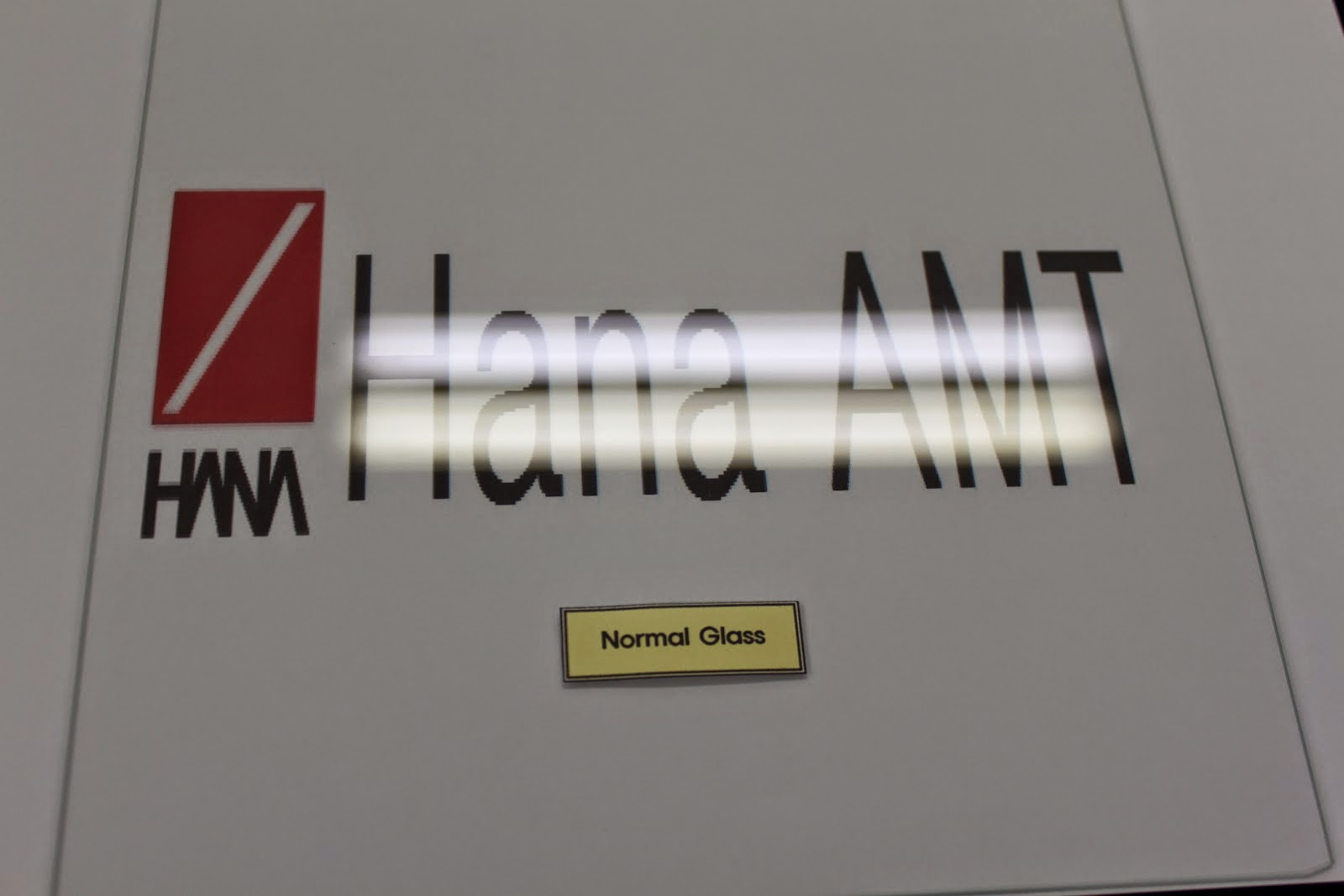 Etching Glass by HanaAMT AntiGlare glass vs Glare glass comparison