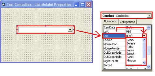 Cara Menambahkan List Item Pada ComboBox Di Visual Basic 6.0