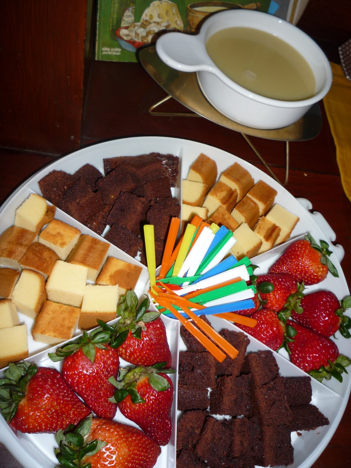 Carried Away with Vintage Gourmet Fondue au Crème