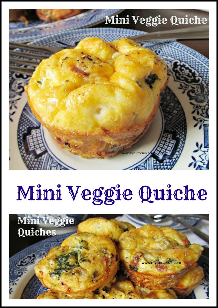 How to Make Easy Mini Veggie Quiches - My Turn for Us