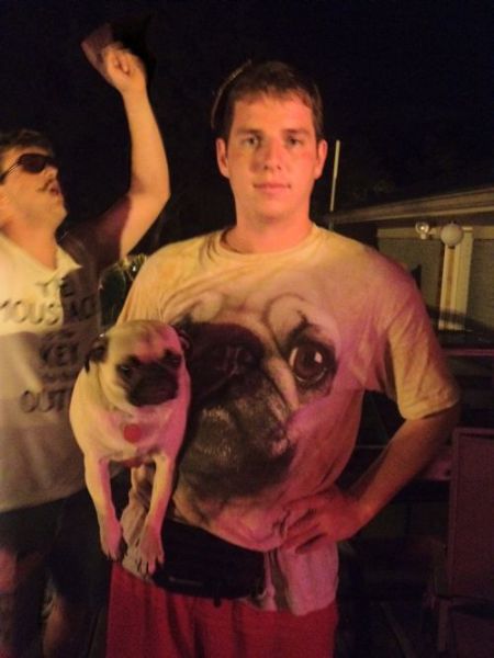 pug shirt guy