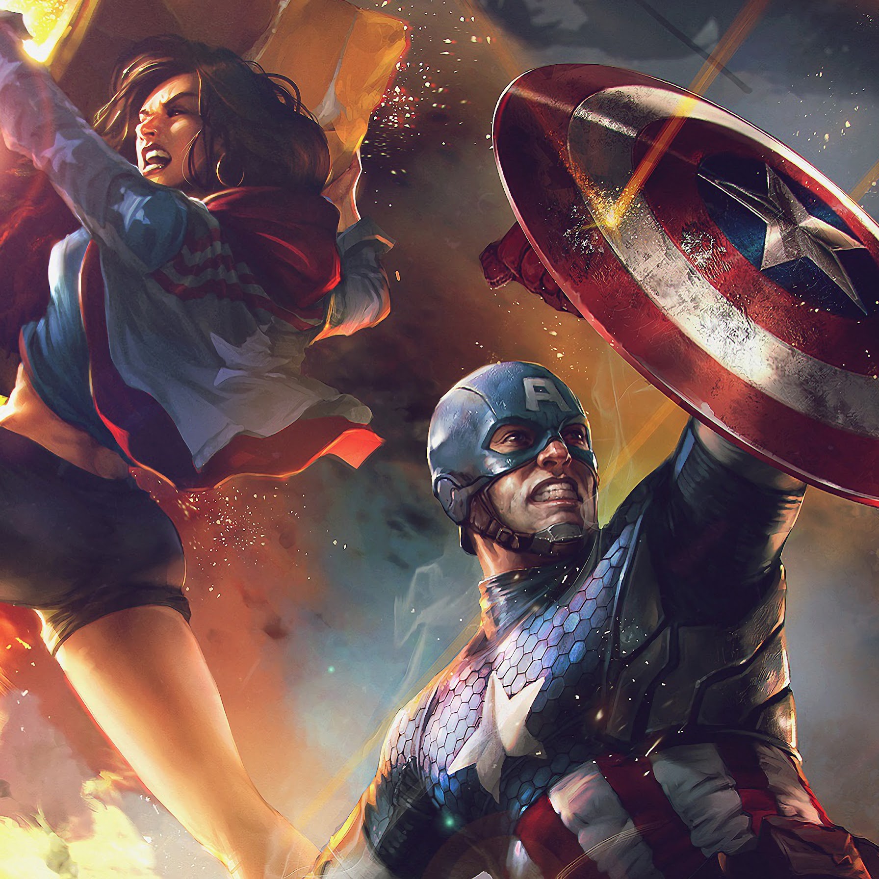 Iphone Xs Max Captain America Wallpapers Captain America, Miss America, 4K, #160 Wallpaper