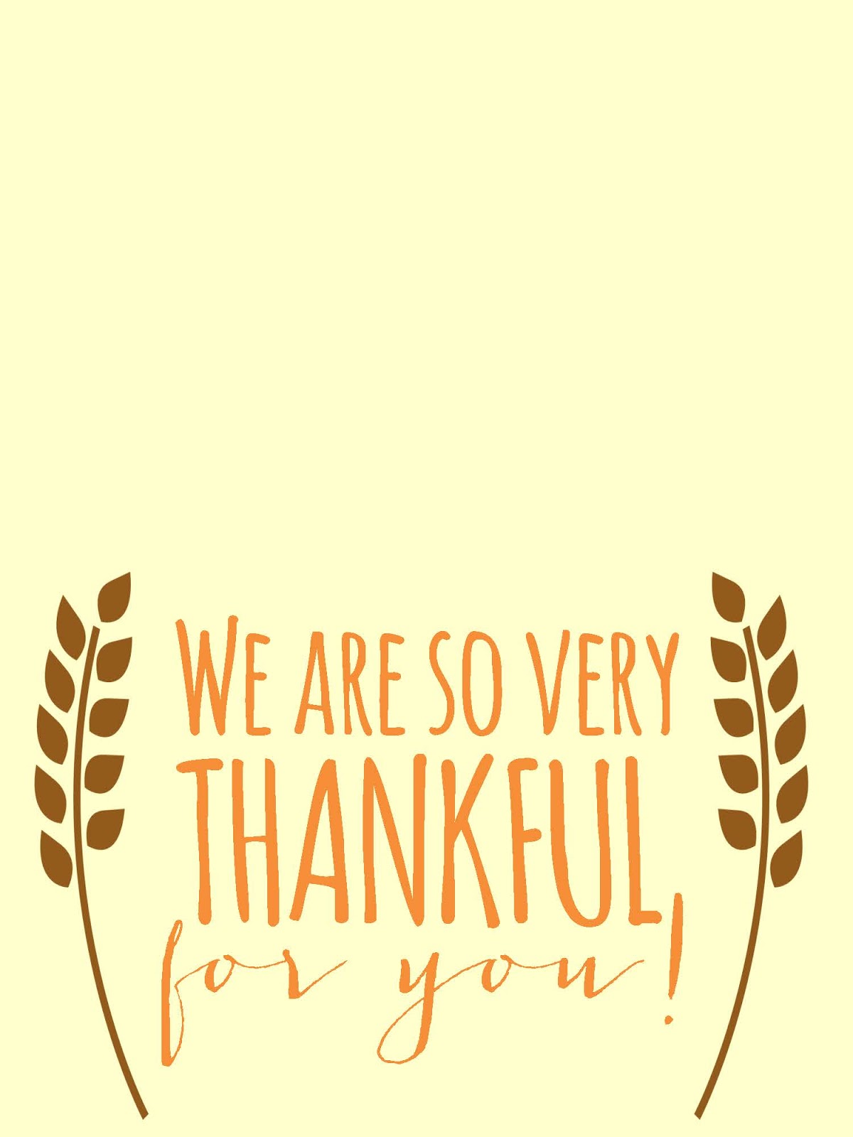 Sweet Blessings Thankful for YOU Printables