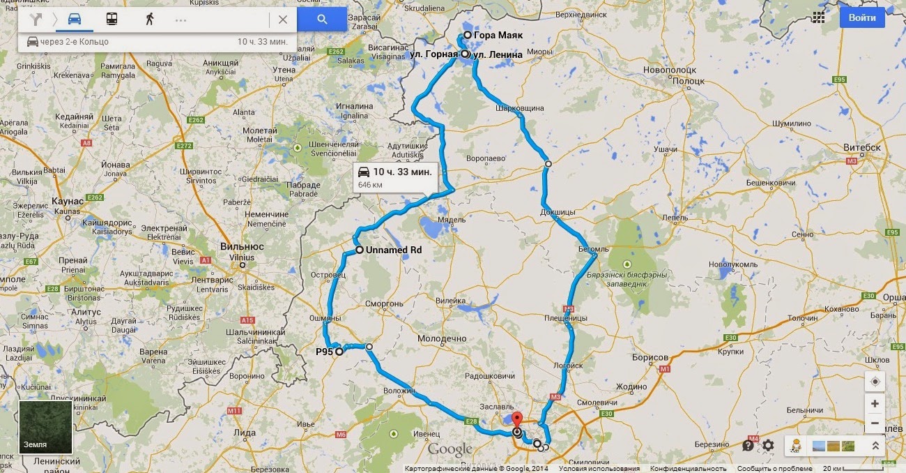 Карта сморгони с улицами и номерами