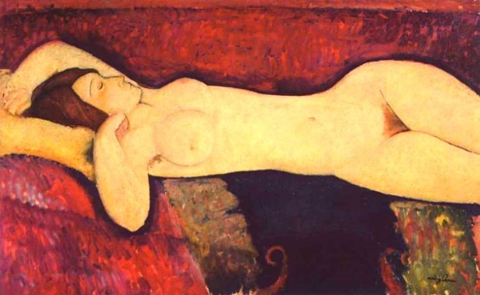 "Спящая Венера" Джорджоне и "Лежащая обнажённая" Модильяни - разные, но такие похожие 3