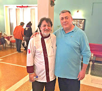 Με τον Καβαλιωτη chef  Νικο Φωτιαδη  που εχει στο ενεργητικο του ενα αστερι  Michelin :