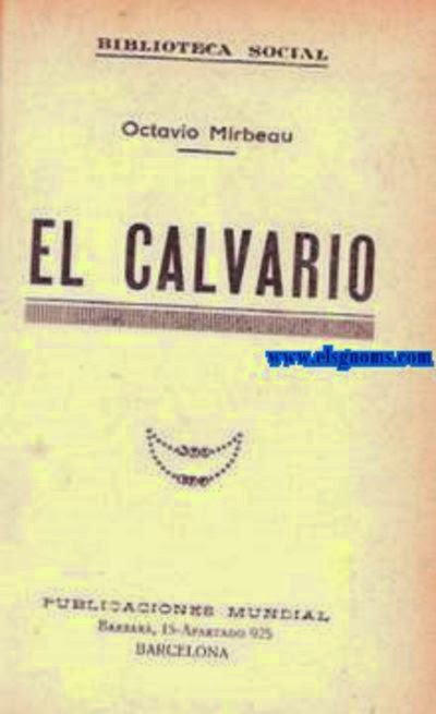 Traducion espagnole du "Calvaire", années 1930
