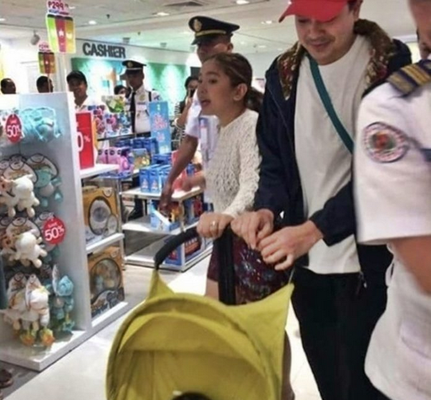 shopping for baby stuff