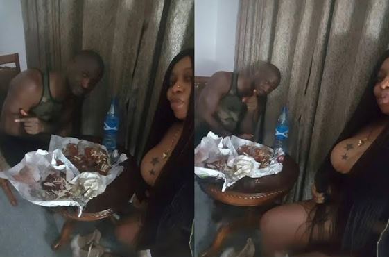 000 Nigerians blast lady for sharing photos with Peter of Psquare in a hotel room on Social Media