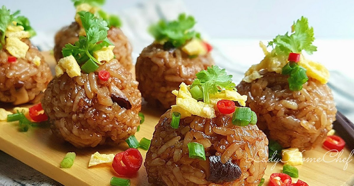 Kitchen flavours: stir-fried glutinous rice : cookbook countdown #8 LadyHomeChef: Stir Fry Glutinous Rice
