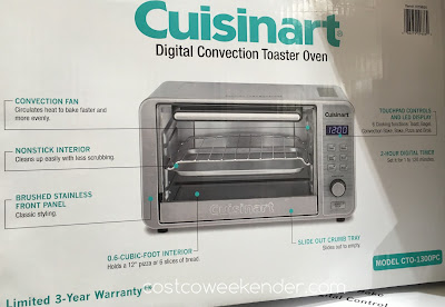 Cuisinart CTO-1300PC Digital Convection Toaster Oven | Costco Weekender