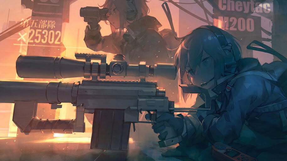 Anime, Girls Frontline, M200, Sniper, Rifle, 4K, #6.1283