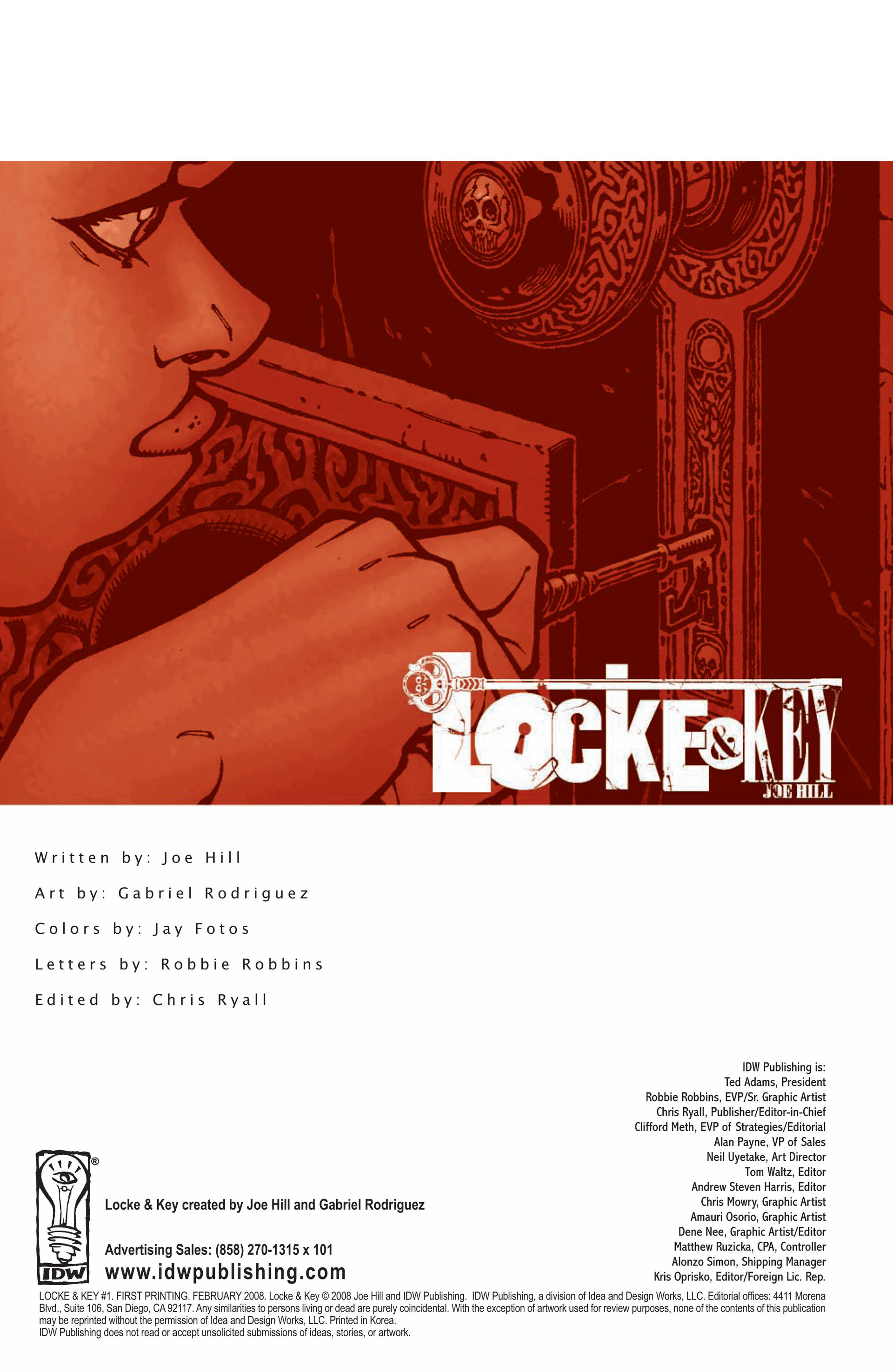 Locke & Key (2008) issue 1 - Page 3