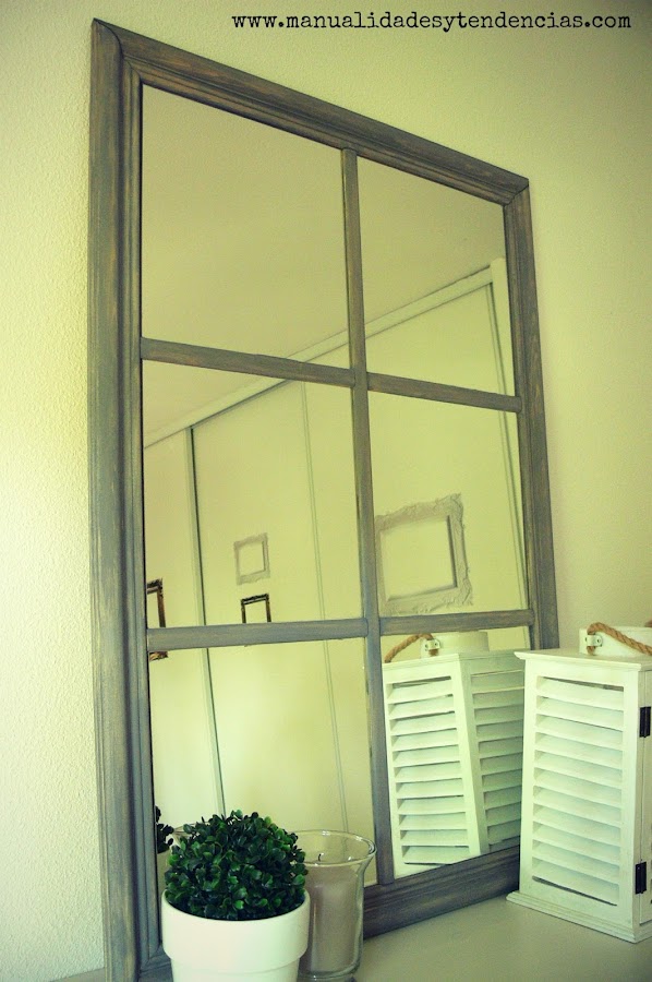 Espejo de cuarterones ikea hack