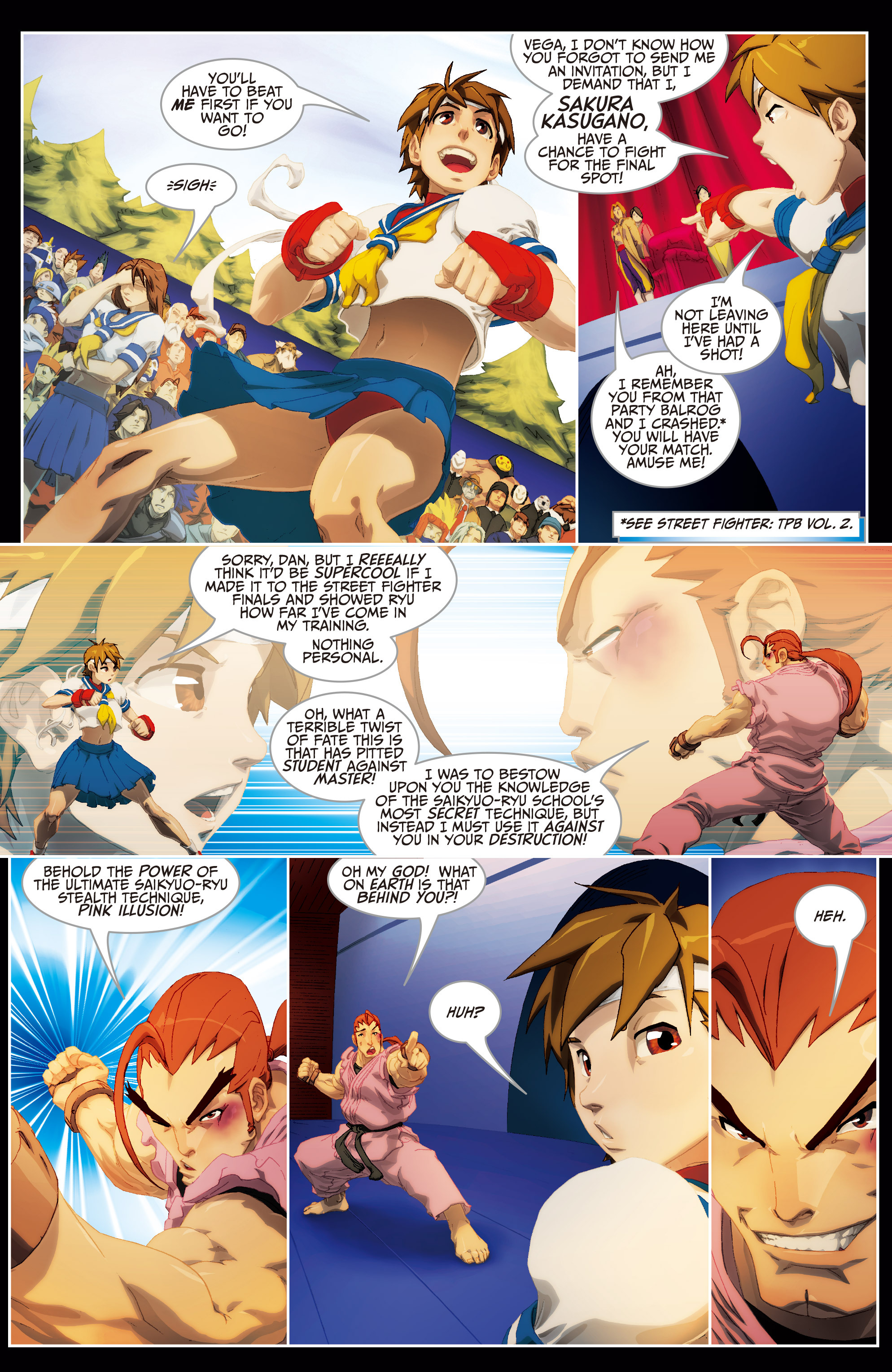 Read online Street Fighter II Turbo comic -  Issue #6 - 14