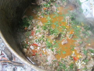 Miel la ceaun cu sos de vin alb - facut la stana