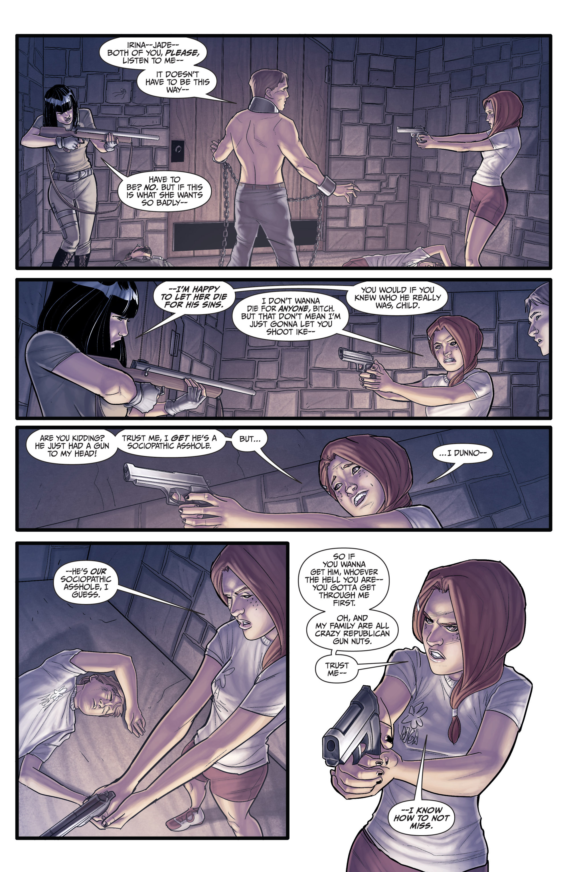 Read online Morning Glories comic -  Issue #27 - 17
