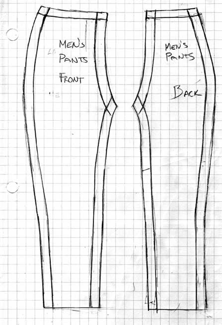 leather pants pattern.