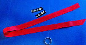 ribbon keychain