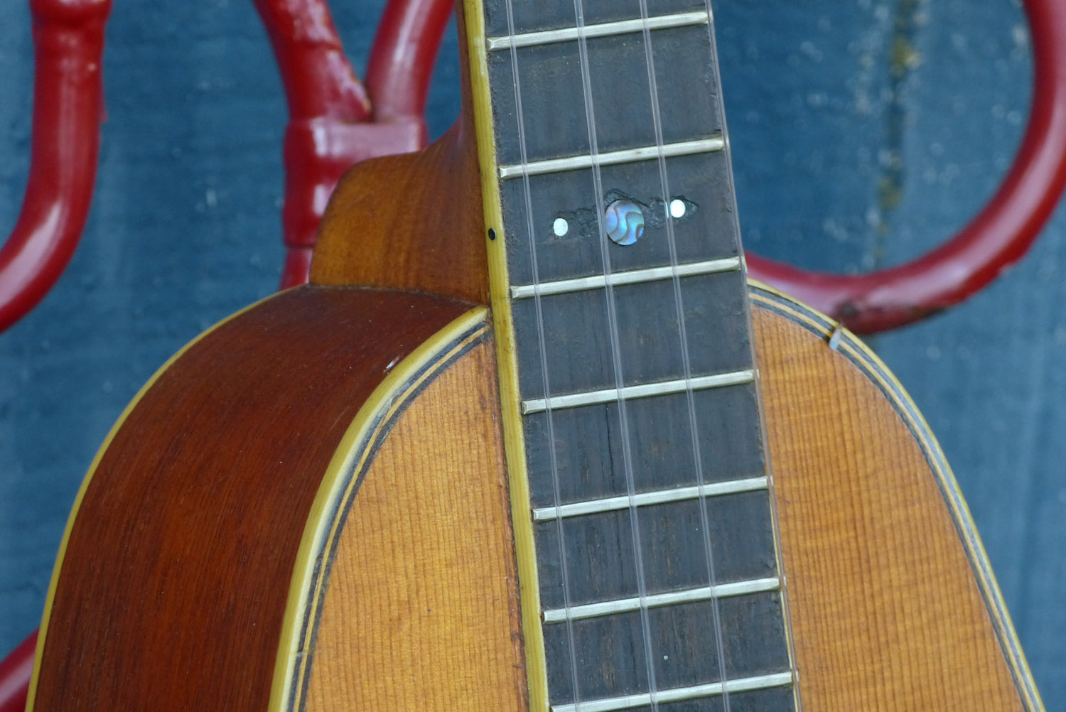 c.1925 Washburn Style 5265 Tenor Guitar/Baritone Uke Conversion