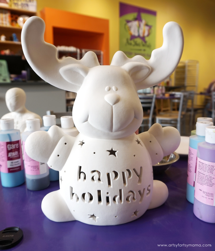 Paint your own Custom Name Carved Reindeer at As You Wish to bring a touch of merriment to your holiday decorations!