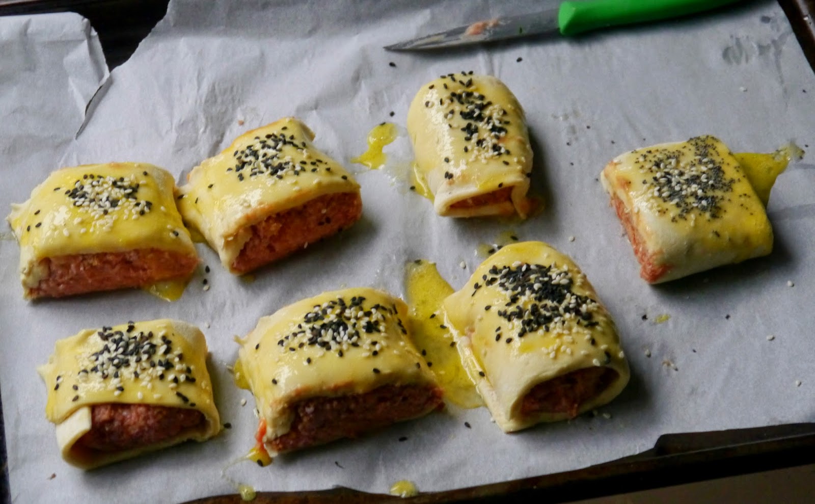 Turkey sausage rolls