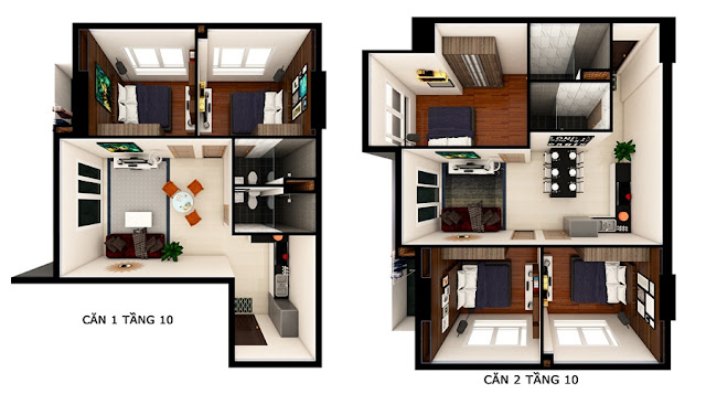 Layout căn hộ Monarchy Đà Nẵng Layout căn hộ Monarchy Đà Nẵng