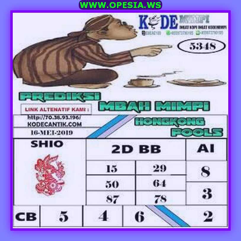 Kode syair hk Kamis 16 Mei 2019 GOsyair SEDIA KODE SYAIR