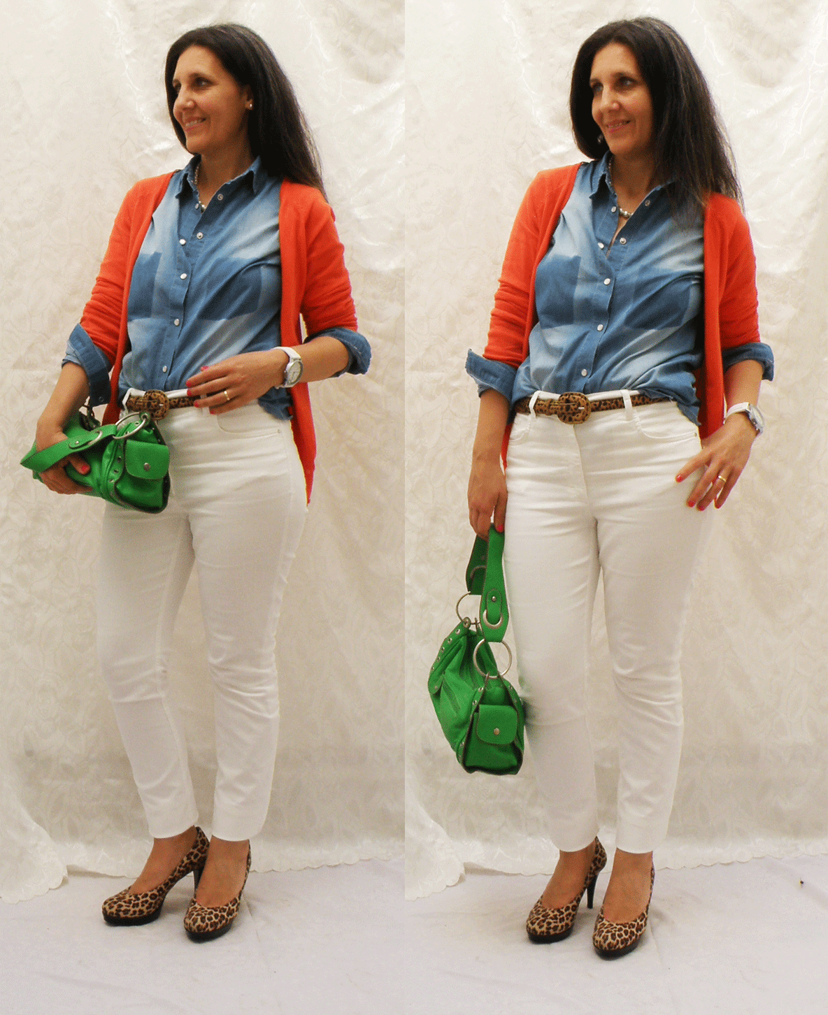 SolaDunn's Blog Trend Alert Denim Shirts and white pants!