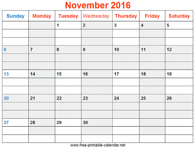 November 2016 Printable Calendar, November 2016 Blank Calendar, November2016 Calendar Template, November 2016 Calendar Printable, November 2016 Calendar. November Calendar 2016, November Calendar, Print November Calendar 2016, Calendar 2016 November, November Templates Calendar 2016