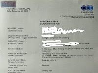 Contoh Surat Laporan Surveyor Sucofindo dan Laporan Surveyor KSO Sucofindo Indonesia Contoh Surat Laporan Surveyor Sucofindo dan Laporan Surveyor KSO Sucofindo Indonesia