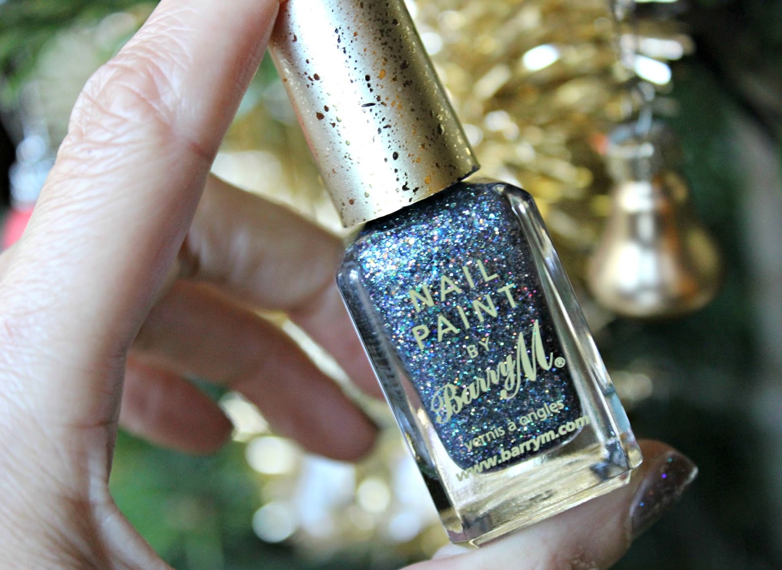 A picture of the Barry M Glitterati Nail Paint in Rockstar