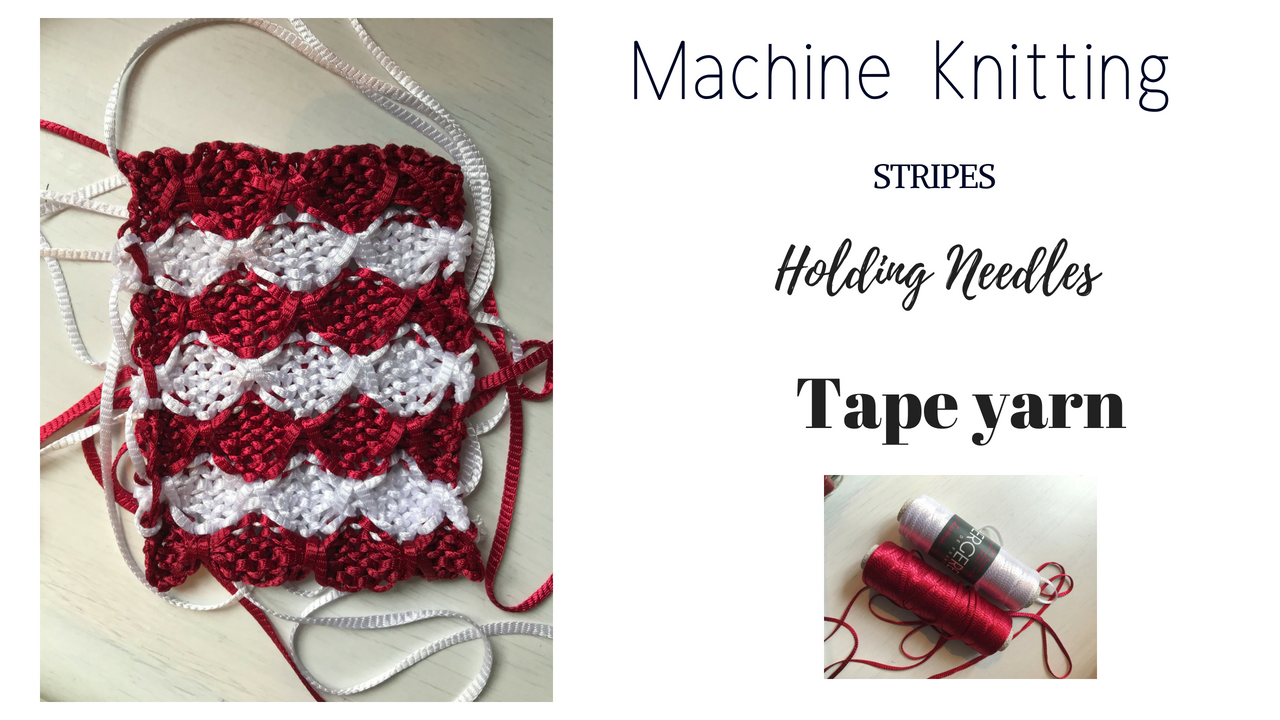 Textured Stripes with Tape Yarn.