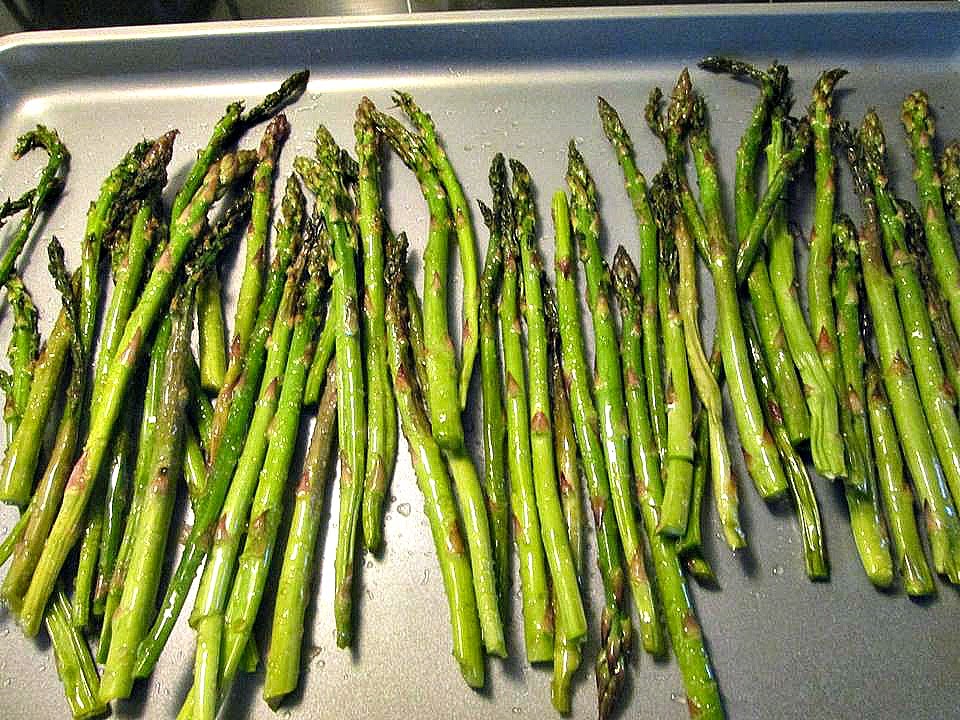 Recipe Rebels BAKED BUTTERNUT SQUASH AND ASPARAGUS from Barbara