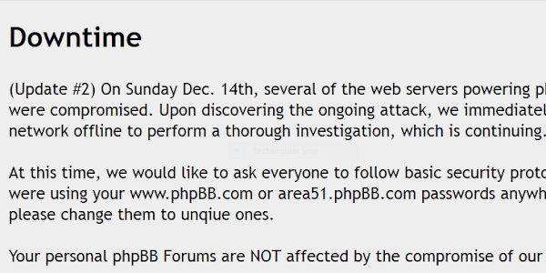 PhpBB Compromised 