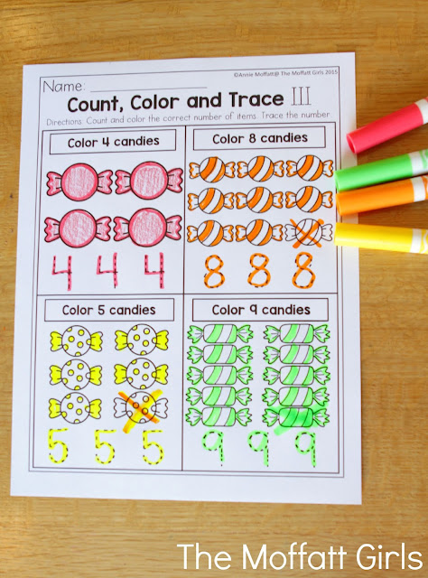 Teach number concepts, colors, shapes, letters, phonics and so much more with the October NO PREP Packet for Preschool!