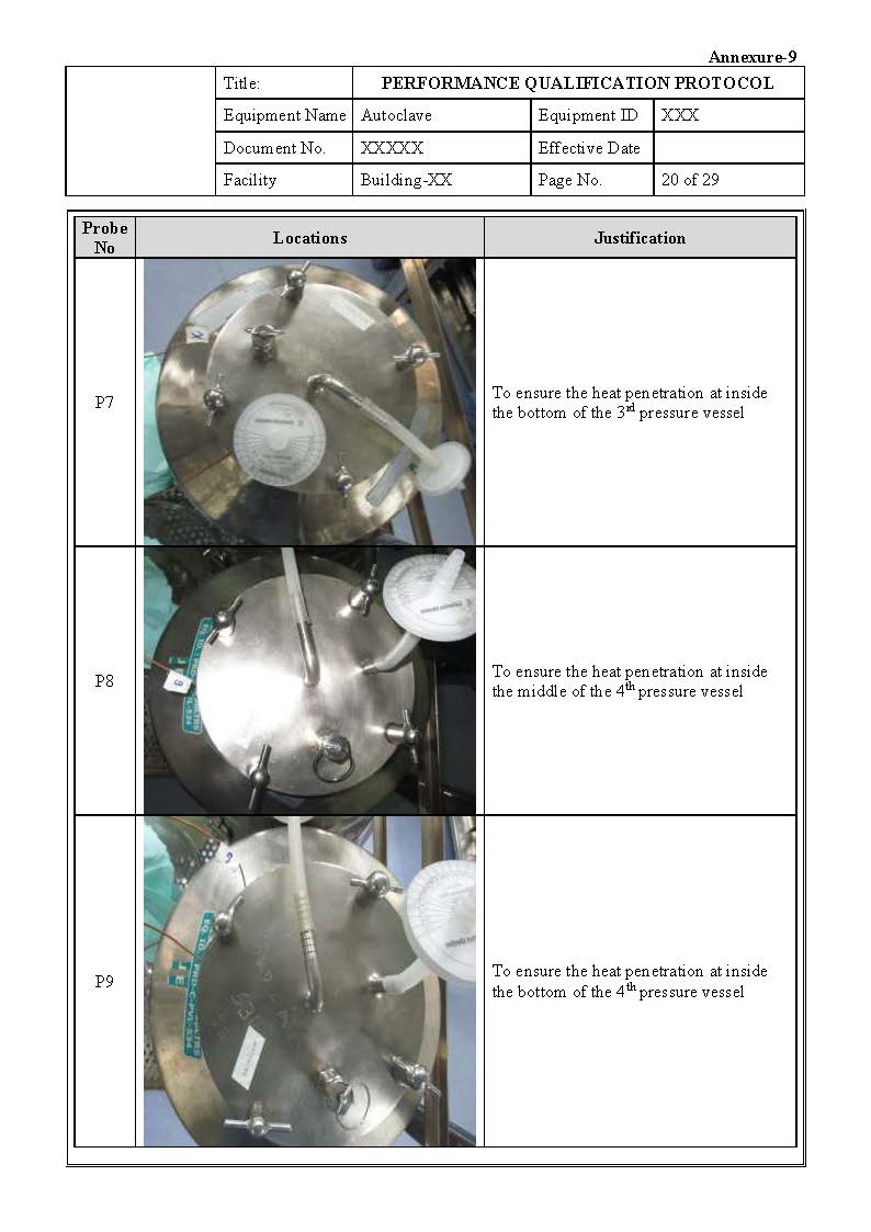VALIDATION GUIDELINE Autoclave PQ protocol