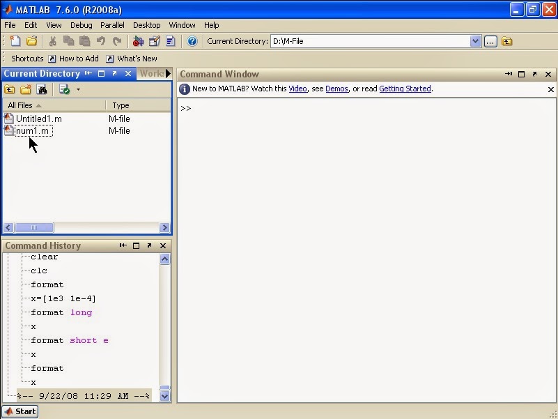 Product Design Engineering: MATLAB Tutorial - MATLAB Matrix main ...